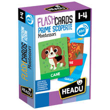 Giocattolo Flashcards Montessori Prime Scoperte Headu