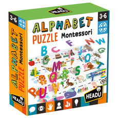 Giocattolo Montessori Alphabet Puzzle 3D Headu