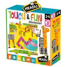 Giocattolo Montessori Touch & Fun Headu