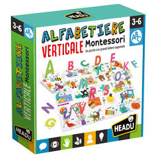 Giocattolo Alfabetiere Verticale Montessori Headu