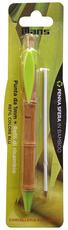 Cartoleria Penna bamboo Mans colore Verde inchiostro Blu Mans