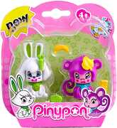 Giocattolo Pinypon. 2 Cuccioli. Coniglio E Scimmia Famosa