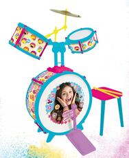 Giocattolo Soy Luna. Batteria Con Sgabello Grandi Giochi