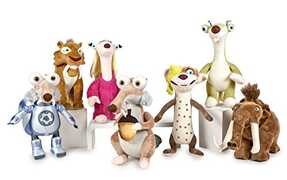 Giocattolo Peluches L'era glaciale In rotta di collisione. Vari personaggi. Sid 22 cm PTS