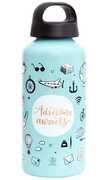 Idee regalo Borraccia in alluminio Mr Wonderful Lovely Streets. Sketch the World. Adeventure Awaits Mr Wonderful