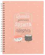 Cartoleria Quaderno Mr Wonderful. Questa giornata sushita allegria Mr Wonderful