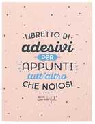 Cartoleria Libretto di adesivi per appunti tuttaltro che noiosi Mr Wonderful Mr Wonderful