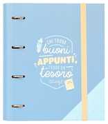 Cartoleria Quaderno copertina ad anelli Mr Wonderful. Chi trova buoni appunti Mr Wonderful