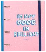 Cartoleria Quaderno raccoglitore ad anelli Mr Wonderful. I'm not good, I'm brilliant! Mr Wonderful