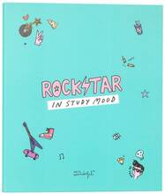 Cartoleria Quaderno copertina ad anelli Mr Wonderful. Rockstar in study mood Mr Wonderful