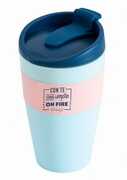 Idee regalo Tazza Take Away pieghevole Mr Wonderful. Con te sono sempre on fire Mr Wonderful