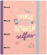 Cartoleria Quaderno raccoglitore ad anelli Mr Wonderful. Things I do between selfies Mr Wonderful