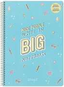 Cartoleria Quaderno Mr Wonderful. Nice people write in big notebooks Mr Wonderful