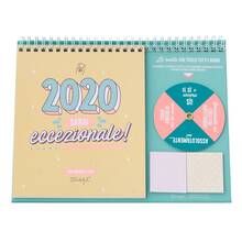 Cartoleria Calendario da tavolo Mr Wonderful. 2020, sarai eccezionale! Mr Wonderful