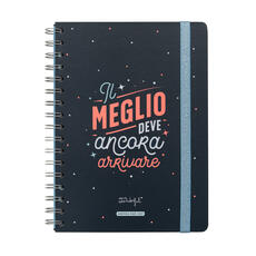 Cartoleria Agenda classica settimanale Mr Wonderful 2020-2021 con spirale a vista Mr Wonderful