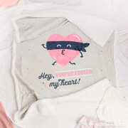 Idee regalo Coperta di flanella Mr Wonderful - Cuore brigante Mr Wonderful