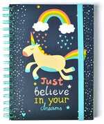 Cartoleria Quaderno Notebook A5 Premium con spirale Wire-O. Be Happy Erik