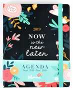 Cartoleria Diario settimanale 2018-2019, 16 mesi, Premium. Flowers Erik