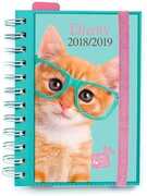 Cartoleria Diario giornaliero 2018-2019 con spirale Wire-O. Studio Pets Cat. Gattini Erik