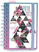 Cartoleria Diario giornaliero 2018-2019 con spirale Wire-O. Emoji Erik
