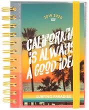 Cartoleria Diario California 2019-2020, 10 mesi, giornaliero S Erik