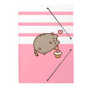 Cartoleria Cartella Con Elastici A4 Polipropilene Pusheen Rose Collection Grupo Erik