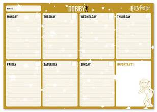 Cartoleria Bloc Planner Harry Potter settimanale A4 Dobby Erik