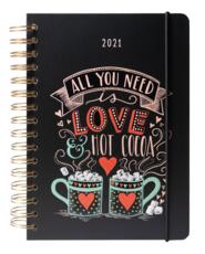 Cartoleria Agenda spiralata A5 Lily & Val 2021 settimanale Grupo Erik