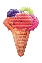 Giocattolo Materassino 43183 gonfiabile gigante forma di cono gelato 188x130 cm Bestway