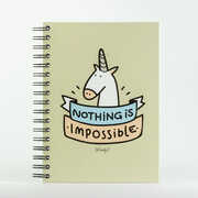 Cartoleria Quaderno a quadretti con spirale Mr Wonderful. Nothing Is Impossible Mr Wonderful