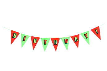 Idee regalo Birthday Party Flags Doiy