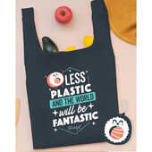 Idee regalo Borsa della spesa pieghevole Sushi Mr Wonderful. Less plastic and the world will be fantastic Mr Wonderful