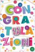 Cartoleria Biglietto laurea Stitched occasioni speciali. Scritta Panini
