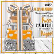 Cartoleria Biglietto compleanno 3D A Splash of Colour generico. Pacchi Panini