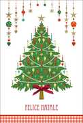 Cartoleria Biglietto Natale Handmade Jingle All the Way. Albero decorazioni Panini