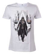 Idee regalo T-Shirt Assassin's Creed Syndicate. T-shirt White Jacob Frye Bioworld