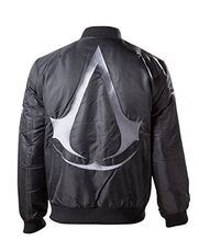 Idee regalo Giubbotto unisex Assassin's Creed. Bomber Jacket Black With Crest Logo On Back Bioworld