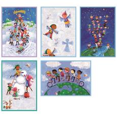 Cartoleria Biglietti auguri Natale Unicef. Confezione 10 pezzi Unicef