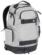 Cartoleria Zaino Burton Distortion Grey Heather. Grigio Burton