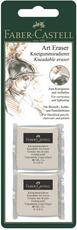 Cartoleria Gomme pane bianche Faber-Castell. Confezione 2 gomme Faber-Castell