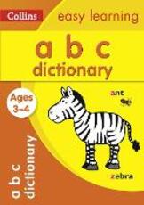 Libro in inglese ABC Dictionary Ages 3-4: Ideal for Home Learning Collins Easy Learning