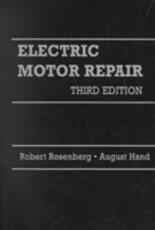 Libro in inglese Electric Motor Repair Robert Rosenberg