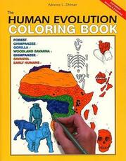 Libro in inglese Human Evolution Coloring Book Adrienne L. Zihlman