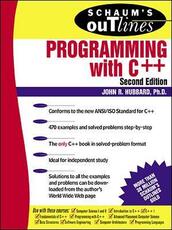 Libro in inglese Schaum's Outline of Programming with C++ John Hubbard