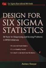 Libro in inglese Design for Six Sigma Statistics Andrew Sleeper