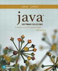 Libro in inglese Java Software Solutions John Lewis William Loftus
