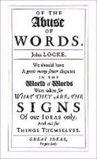 Libro in inglese Of the Abuse of Words John Locke