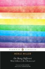 Libro in inglese On Being Different: What It Means to Be a Homosexual Merle Miller