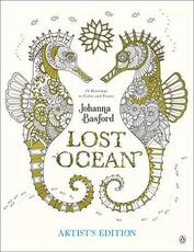 Libro in inglese Lost Ocean Artist's Edition: An Inky Adventure and Coloring Book for Adults: 24 Drawings to Color and Frame Johanna Basford