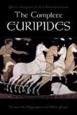 Libro in inglese The Complete Euripides: Volume III: Hippolytos and Other Plays